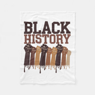 Cobertor De Velo Mês da História Negra Símbolo das Mãos Motivação A