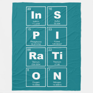 Cobertor De Velo Mesa periódica química de elementos: InSPIRTiON