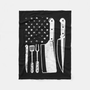 Cobertor De Velo Mestres churrasco bandeira americana patriótico 4
