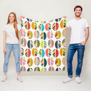 Cobertor De Velo Metades Ovalas em Faixa