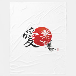 Cobertor De Velo Meu amor #3 do Kanji