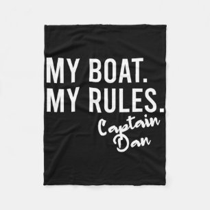 Cobertor De Velo Meu Barco Minhas Regras Capitão Dan Barco Personal