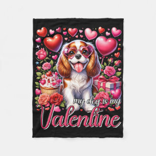 Cobertor De Velo Meu Cavalier King Charles Spaniel é meu namorado D