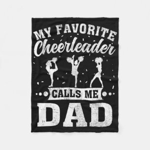 Cobertor De Velo Meu Cheerleader Favorito me chama de Pai Pai&# s 