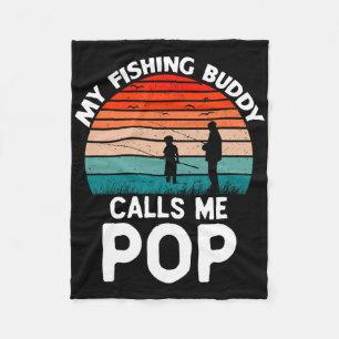 Cobertor De Velo Meu Companheiro de Pesca Me Chama de Vovô Retro Vi