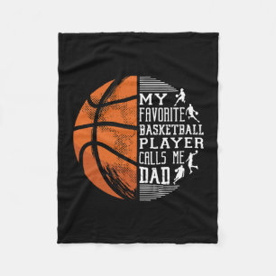 Cobertor De Velo Meu Jogador de Basquete Favorito Me Chama de Pai P