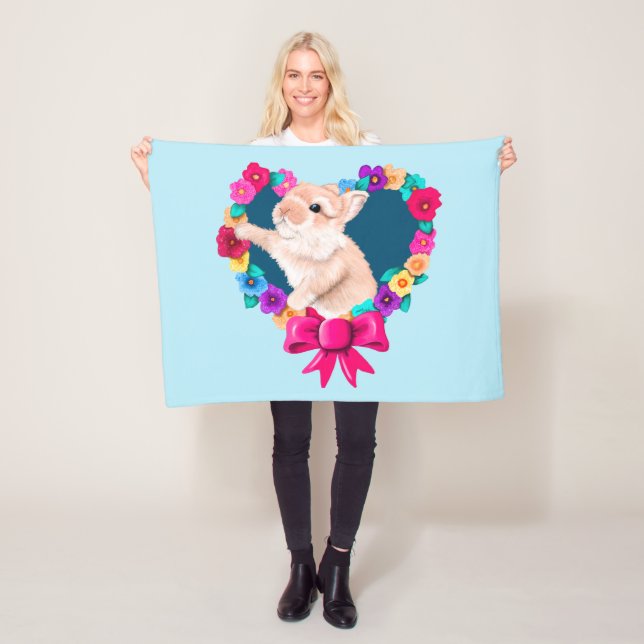 Cobertor De Velo Meu Namorados Bunny (In Situ)