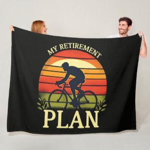 Cobertor De Velo Meu Plano de Aposentadoria Entusiasta do Ciclismo