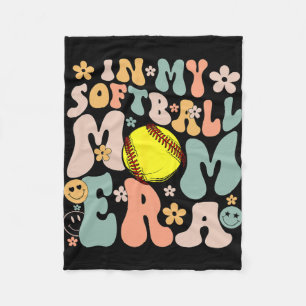 Cobertor De Velo Meu Softball Era Mamãe O Dia do Jogo da Vida Fresc