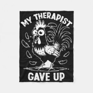 Cobertor De Velo Meu Terapeuta Desistiu Humor Terapia Saúde Mental