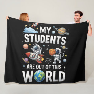 Cobertor De Velo Meus Alunos Estão Fora Neste Mundo Espacial