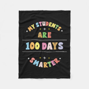 Cobertor De Velo Meus Alunos São 100 Dias Mais Inteligentes 100º Di