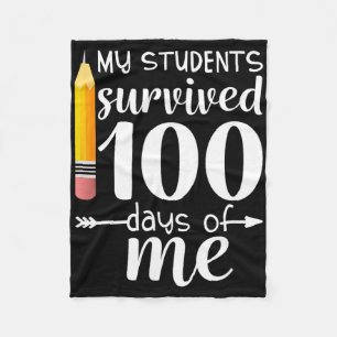 Cobertor De Velo Meus Alunos Sobreviveram 100 Dias De Mim Professor
