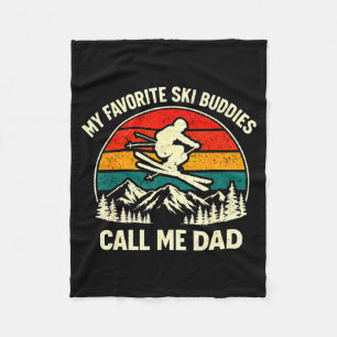 Cobertor De Velo Meus Amigos De Esqui Me Chamam De Papai Esquiador 