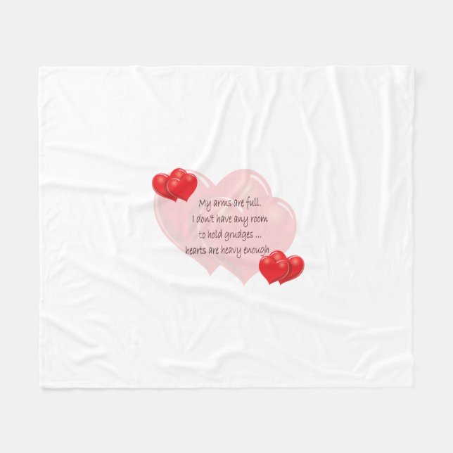 Cobertor De Velo Meus Braços Estão Cheios  (Frente (Horizontal))