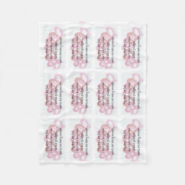 Cobertor De Velo Meus Braços São Cheio (Frente)