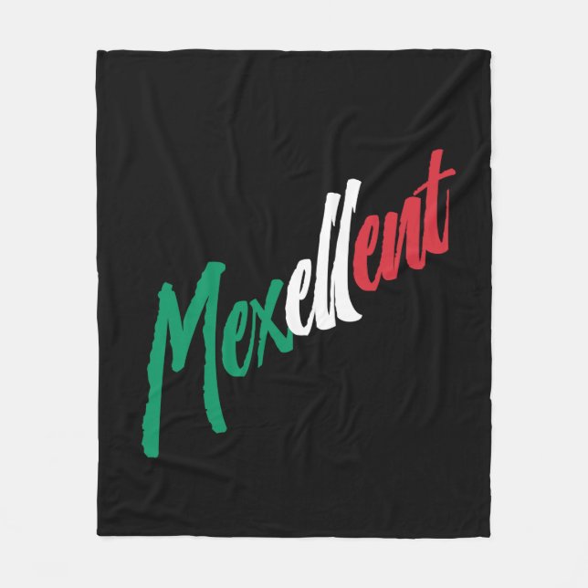 Cobertor De Velo Mexellent - México e orgulho mexicano (Frente)