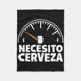 Cobertor De Velo Mexicano Engraçado Preciso De Cerveza De Cerveza E