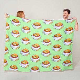 Cobertor De Velo Mexicano Pozole Rojo De Pollo