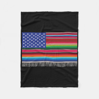 Cobertor De Velo México Americano Bandeira Serape Cinco De Mayo Par