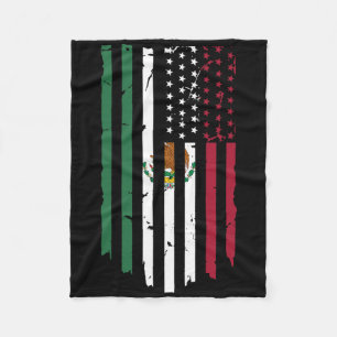 Cobertor De Velo México Bandeira dos Estados Unidos Patriot Bandeir