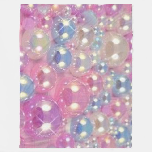 Cobertor De Velo Miçangas de pastel (Frente)