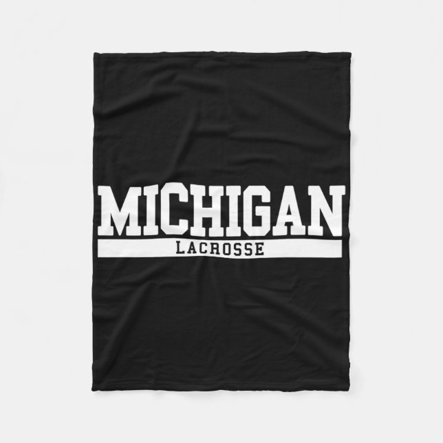 Cobertor De Velo Michigan Lacrosse 1 (Frente)