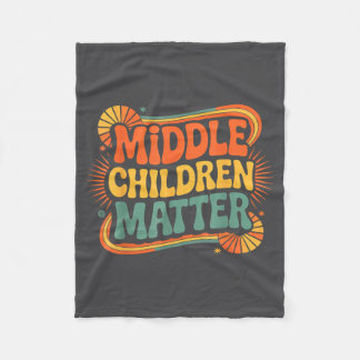Cobertor De Velo Middle Children Sibling Appreciation _- 