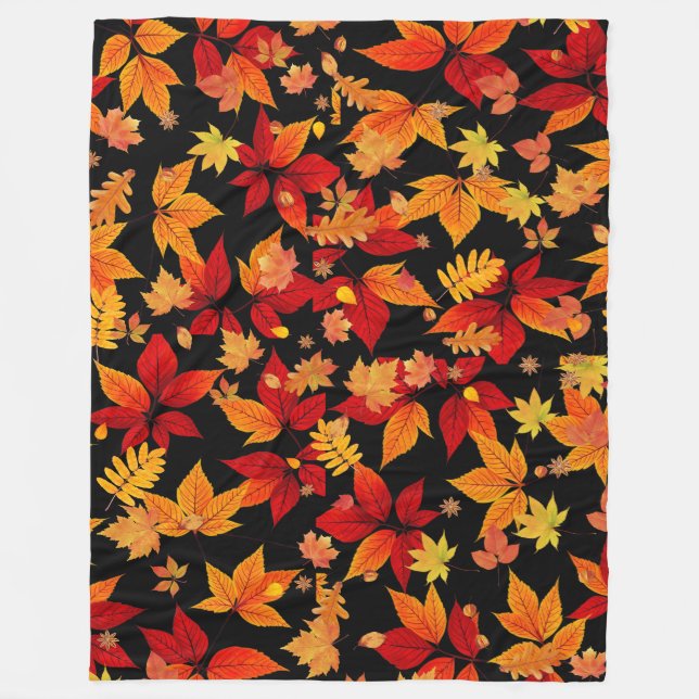 Cobertor De Velo Midnight de outono (Frente)