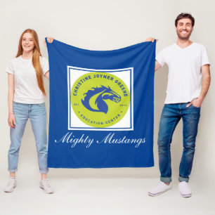 Cobertor De Velo Mighty Mustangs Fleece Blanket