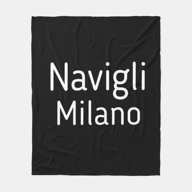 Cobertor De Velo Milano Italien Navigli T-Shirt (Frente)