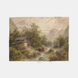 Cobertor De Velo Mill on a Mountain Stream (por Albert Rieger)