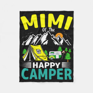 Cobertor De Velo Mimi da Vovó de Camping 1º Aniversário Família Cam