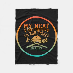Cobertor De Velo Minha Carne não vai esfregar seu próprio Churrasco