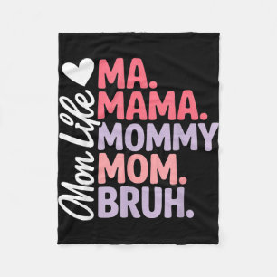 Cobertor De Velo Minha mamãe mamãe mãe mano engraçado vida de mãe d