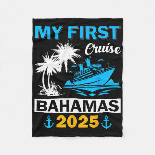 Cobertor De Velo Minha Primeira Família Cruise Bahamas 2025 Matchin