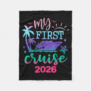Cobertor De Velo Minha Primeira Viagem de Cruzeiro 2026 Navio de Fé