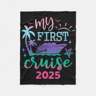 Cobertor De Velo Minha Primeira Viagem Familiar de Cruise 2025
