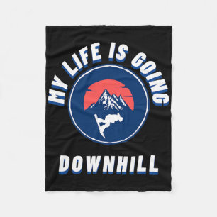 Cobertor De Velo Minha Vida Vai Ficar Descida Snowboard Winter Snow