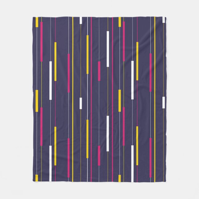 Cobertor De Velo Minimalist Modern Stripes (Frente)