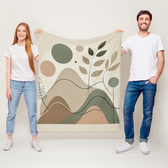 Cobertor De Velo Mínimo Botânico Fleece Blanket (In Situ)