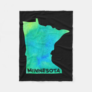 Cobertor De Velo Minnesota Estado Nativo Mulheres Homens Criança Ra