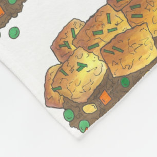 Cobertor De Velo Minnesota Hot Dish Tater Tot Casserole