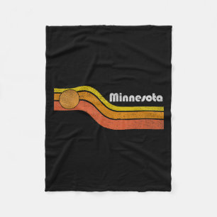 Cobertor De Velo Minnesota - Vintage Men Women 70s 80s Graphic Lega