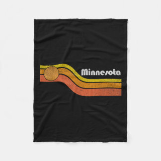 Cobertor De Velo Minnesota - Vintage Men Women 70s 80s Graphic Lega