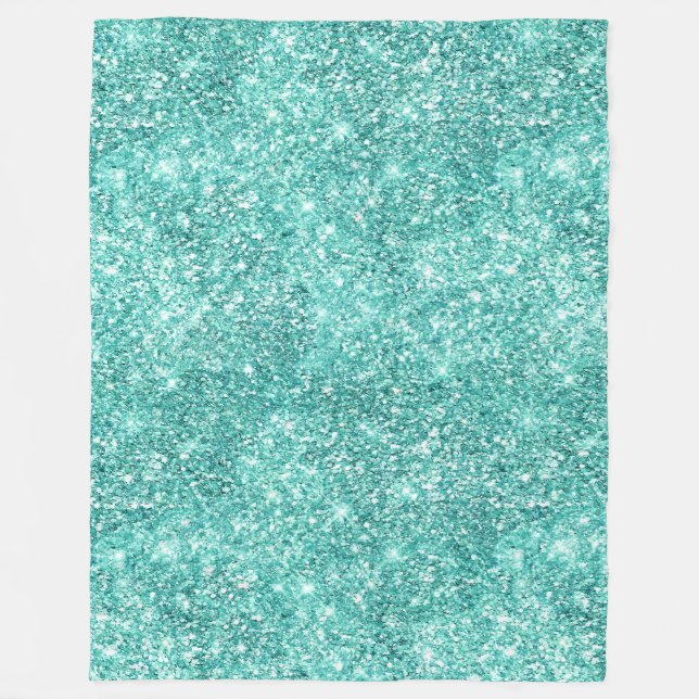 Cobertor De Velo Mint Glitz Glitter (Frente)