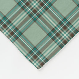 Cobertor De Velo Mint Green Xadrez Kelly Tartan