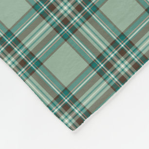 Cobertor De Velo Mint Green Xadrez Kelly Tartan