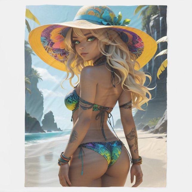 Cobertor De Velo Mireya Dollz Fleece Blanket (Frente)