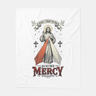 Cobertor De Velo Misericórdia Divina Jesus Eu Confio em Você Camise